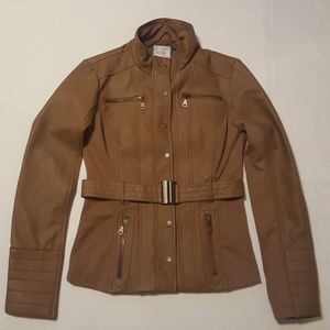 GUESS Faux Leather Jacket Size Medium